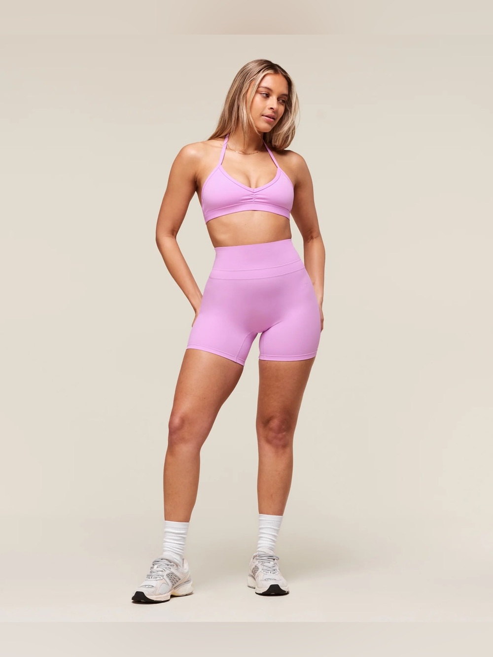 GYMSHARK Sour Pink Whitney Set size M